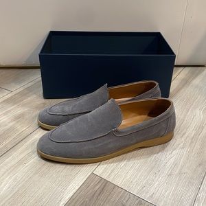 Suede loafers